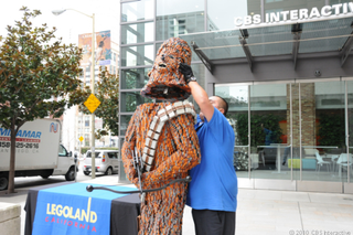 Illustration for article titled Webcam lets you watch massive Lego Star Wars exhibit being assembled